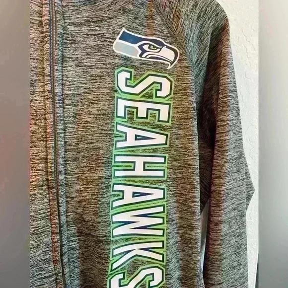 Seattle Seahawks Women’s Zip Up Hoodie Jacket Size Medium - Picture 5 of 9